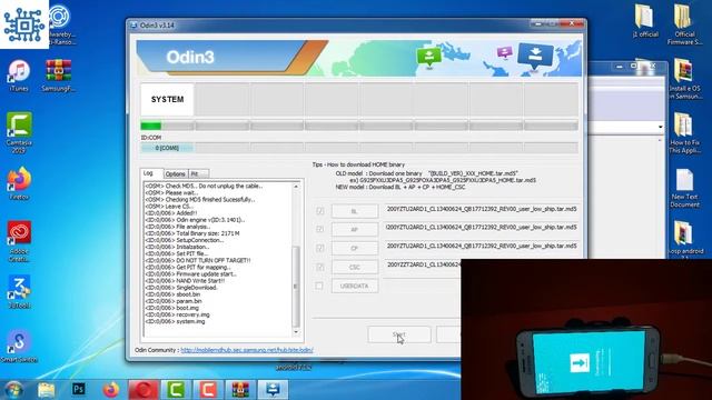 How To Flash Samsung J2 SM-J200Y Stock Firmware Binary U2 Android 5.1.1 Lollipop