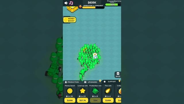 Pocket Army Idle RTS - Gameplay Walkthrough Part 1 Tutorial Operation 1 Conquest (iOS, Android)