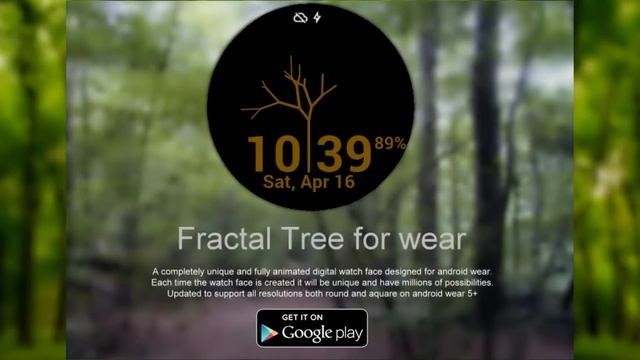 Fractal Tree For Android Wear