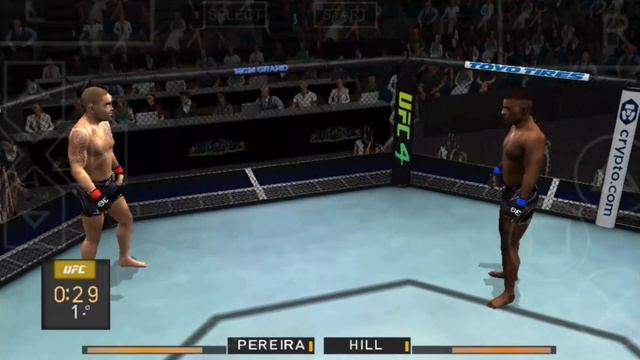 #UFC300 Pereira 🆚 Hill | LHW Championship | Main Event Simulation Android Game Ufc Undisputed 2010