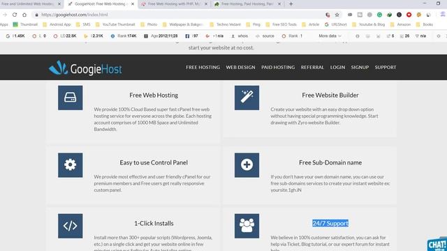 Best 4 Lifetime Free Unlimited Web Hosting Bandwidth And Web Space Providers 2018 (Hindi)