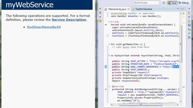 Android Application To Consume Asmx .net Web Service | Create Android App | Part 6