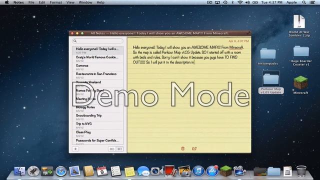 Minecraft Parkour Map V1.05 Update + Download Link!!