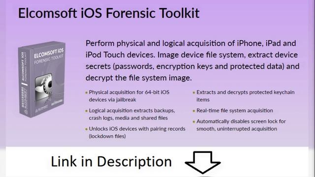 Elcomsoft IOS Forensic Toolkit 3 Cracked