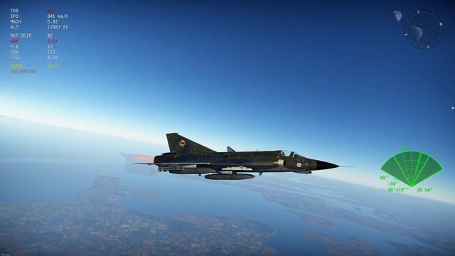 Saab 35 FS Test Flight