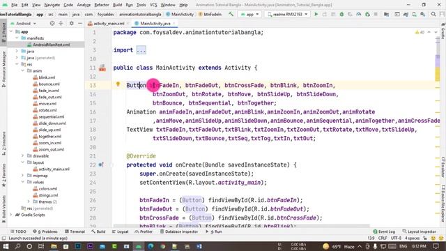 Android All Xml Animation Example || Animation All Xml || All Android Animation Xml Part 02
