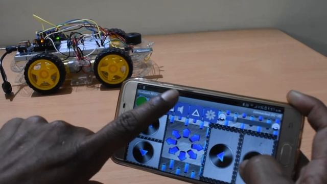 STEM Concept Bluetooth Car Control Using Android Mobile