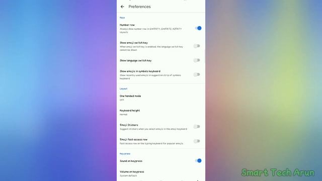 How To Gboard Keyboard Settings | Long Press For Symbols | On Symbols | Top 1 Setting ?