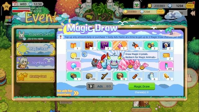 Event Magic Kristal - Harvest Town
