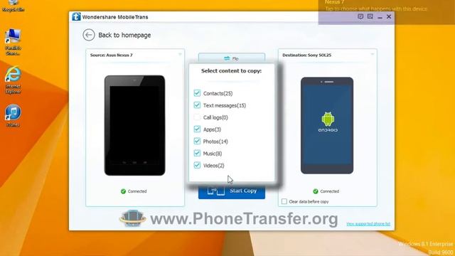 How To Transfer & Sync Data From Android Tablet To Sony Xperia Z2 Or Xperia Z3,Z4