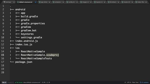Organizing A React Native Project Part 2 - Default Structure