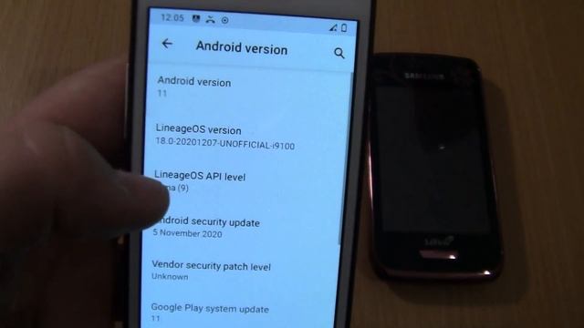 Samsung S2 Android 11+Samsung Wave Y Double Alarms