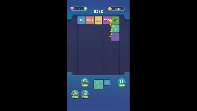 X2 Blocks: 2048 Merge Puzzle Game Mobile Video Game | Gameplay Android