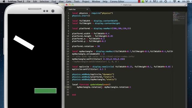 Codezle.com- Introduction To Games Programming (Corona SDK) Part 7/12