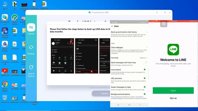 Transfer LINE Chat History From Android To IPhone 2022 | Tenorshare ICareFone For LINE