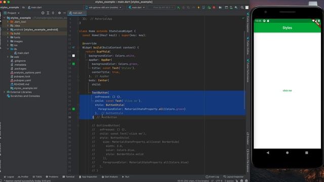 Flutter Tutorial For Beginners 8 - Buttons
