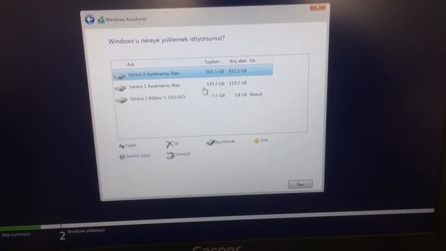 Windows 10 Kurulumu Format Temiz Kurulum