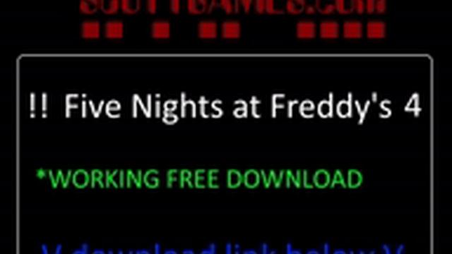 Five Nights At Freddy's 4 Demo - Free Download! | Download FNaF4 Free