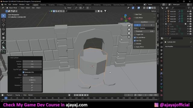 Low Poly Dungeon Modeling In Blender In Tamil Part 3 | Blender Tutorial Tamil | 3D Modeling In Tami
