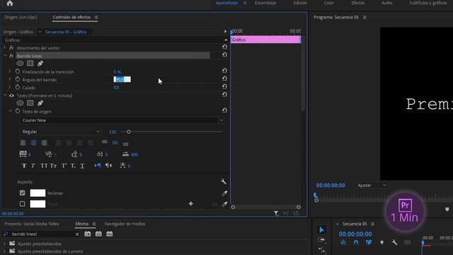 Efecto Máquina De Escribir Adobe Premiere Pro | En 1 Minuto
