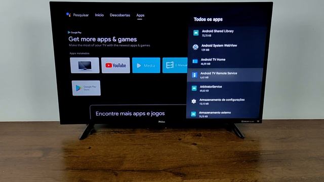 COMO LIGAR E DESLIGAR O ESPELHAMENTO DE TELA NA TV PHILCO ANDROID | CHROMECAST