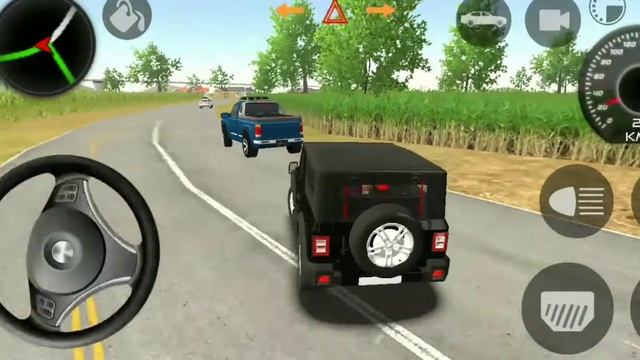 Sidhu Moosewala Black Thar | Driving | Video | Android Game | @SidhuMooseWalaOfficial