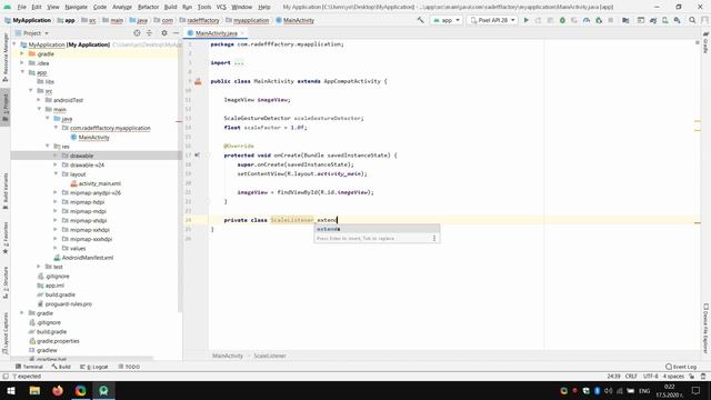 Add Zoom To Image In Android Studio