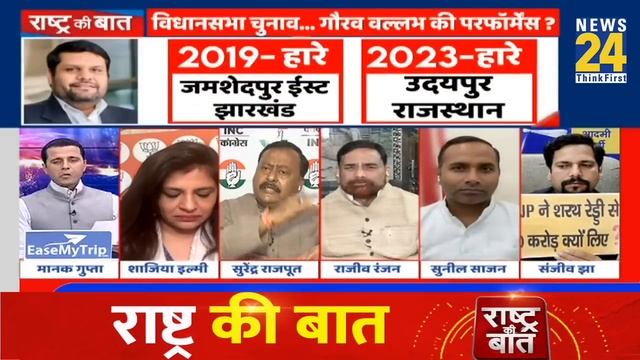Live डिबेट में हुआ Manak Gupta VS Surendra Rajput! देखिए राष्ट्र की बात, Manak Gupta के साथ