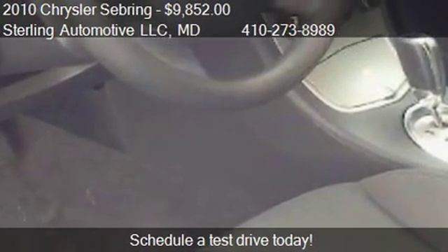 2010 Chrysler Sebring Sedan Touring - For Sale In Aberdeen,