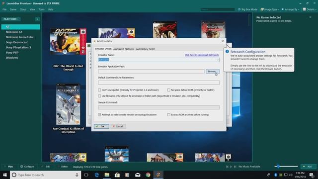 Set Up RetroArch 1.7.0 In LaunchBox Easy 2018 - LaunchBox Tutorials