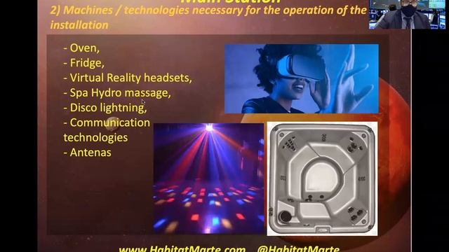 Presentation About The Main Station On A Mars Habitat - Mission 65 -  Habitat Marte - February 2021