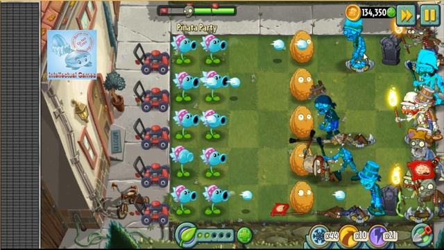 Plants Vs Zombies 2 - Pinata 07-04-14 Snow Pea - Wall Nut - Spike Rock - Plants Vs Zombies 2