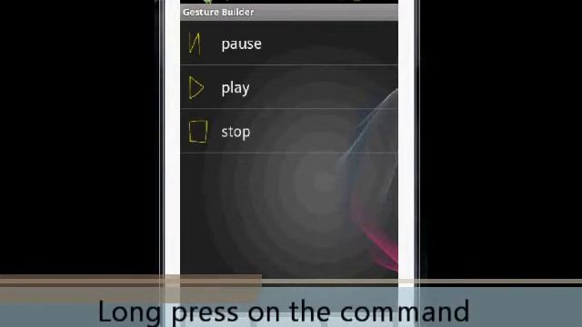 Delete Gesture Command From Gesture VLC Remote Controller For Android