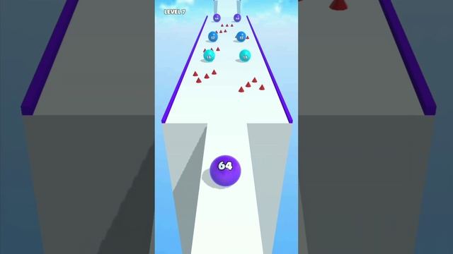 Ball Merge 2048 Android IOS Asmr Satisfying Gameplay Levels ( 2-11)