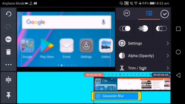How To Get Blur Effect On Videos Via Android On Kinemaster || Edit Video On Android 2018