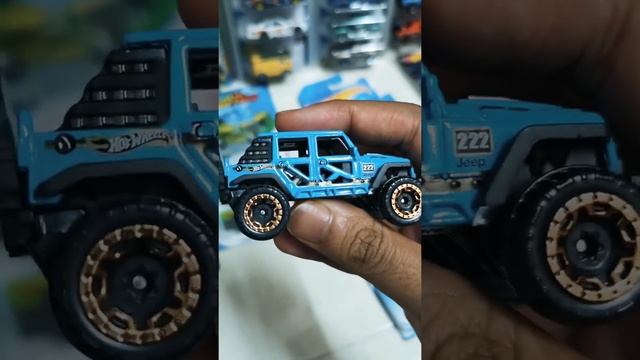 Kita Loose Kad 17 JEEP Wrangler Plak 😄  #hotwheels #hobby