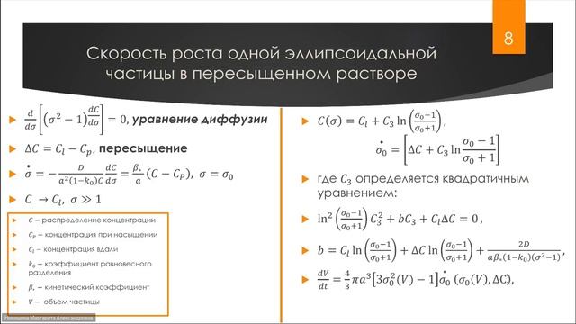 НСКФ-203. A Complete Analytical Solution To The Integro-differential Model Describing The...