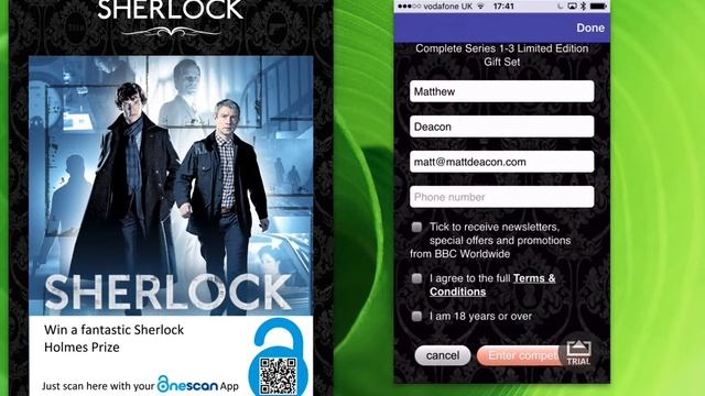 Onescan Prize Draw From Poster