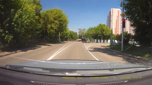 #ПДД. г. Иркутск, проезд на красный, 26.06.2022