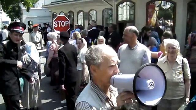 Крестный ход за единство РПЦ. Киев 27.07.11 часть 2