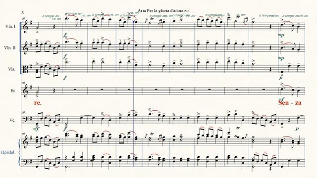 Aria Per La Gloria D'adorarvi G Maj -  Ernesto - Opera Griselda  -  OV -  G B Bononcini