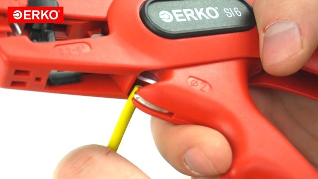#4 | ERKO | Cutting The Wire And Stripping Insulation | SI 6 Insulation Stripper
