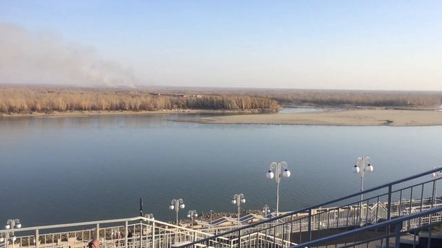 Нагорный парк и набережная в Барнауле