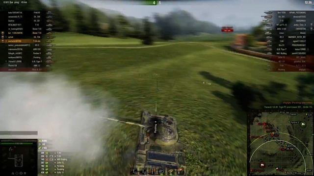 Т-54 облегчённый, Вестфилд, Стандартный бой