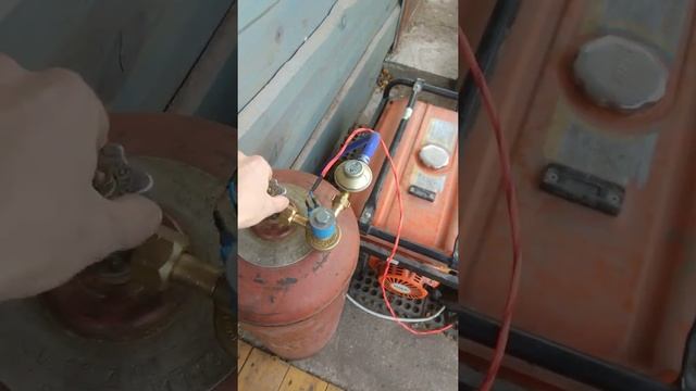 соленоид на пропановый баллон для бензогенератора на автоматическом мультитопливном карбюраторе