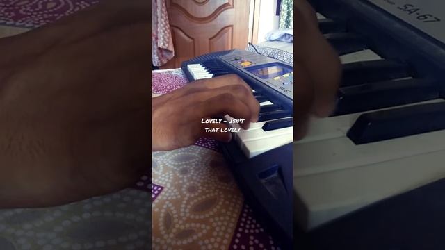 Lovely-Billie Eilish ,Isn't It Lovely Lines. Keyboard Cover By Hari Pranav