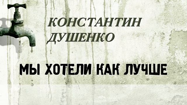 Константин Душенко. Мы хотели как лучше...