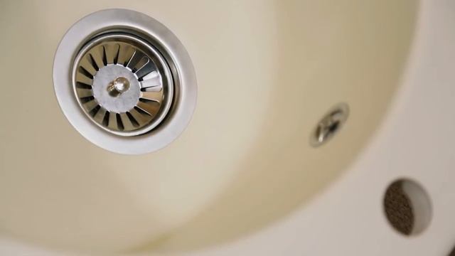 Кремовая гранитная мойка GRANADO VITORIA Ivory
