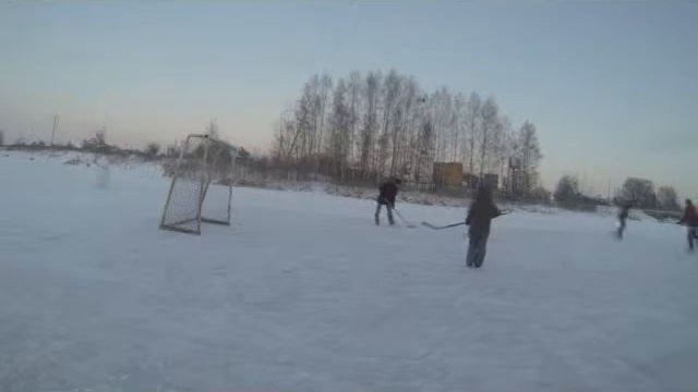 Хоккейный матч Капустино 2014
