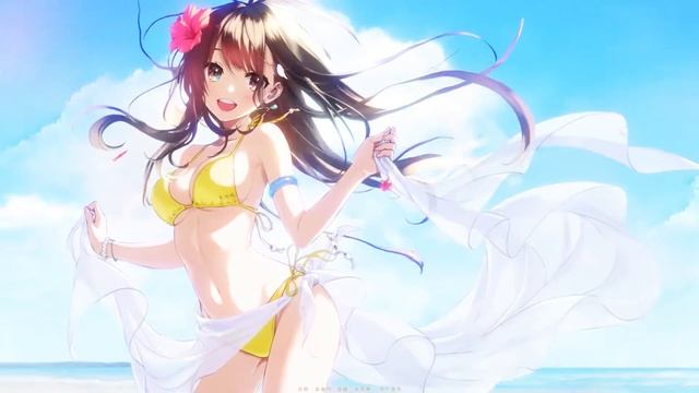 Cute Summer Girl Anime Wallpaper Engine